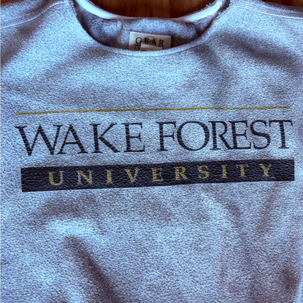 Gray Wake Forest University Men's Sweatshirt Medium - Picture 3 of 6